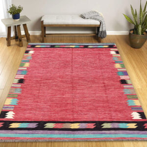 6 x 8ft Handwoven Wool Kilim Afghan Rug, Vegetable Dye Kilims, SKU:13099-245x171cm