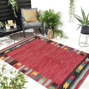4x6ft Handwoven Wool Kilim Afghan Rug, Vegetable Dye Kilims, SKU: 12703-170x127cm